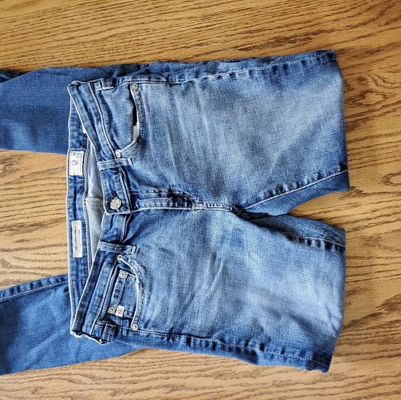 AG Adriano Goldschmied super skinny leggings ankle jeans size 17 with stretch - Picture 3 of 9